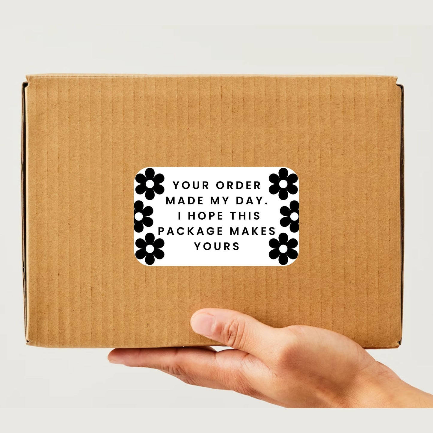 Your Order Made my Day Rectangle Thermal Stickers