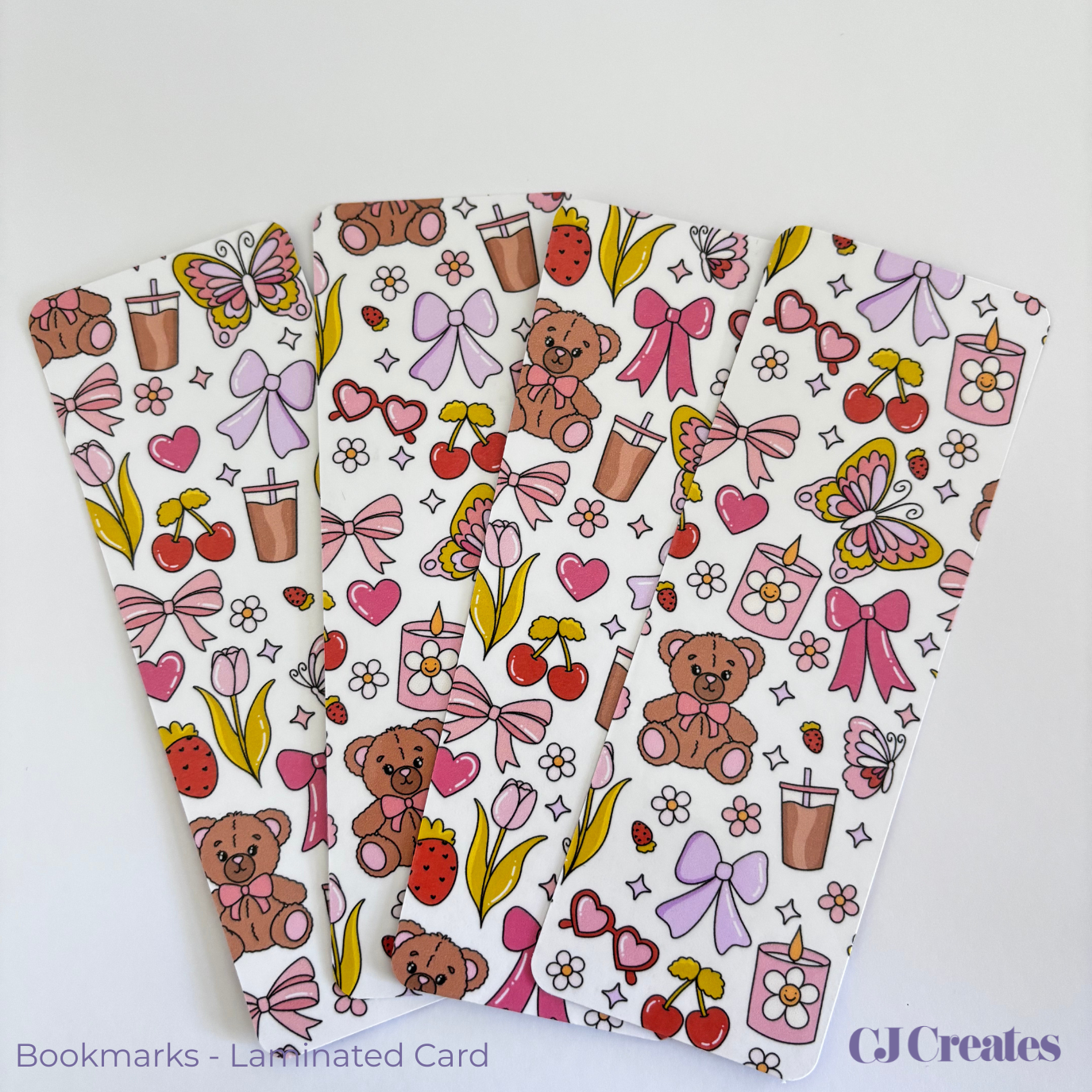 The Moments (white) Laminated Bookmark