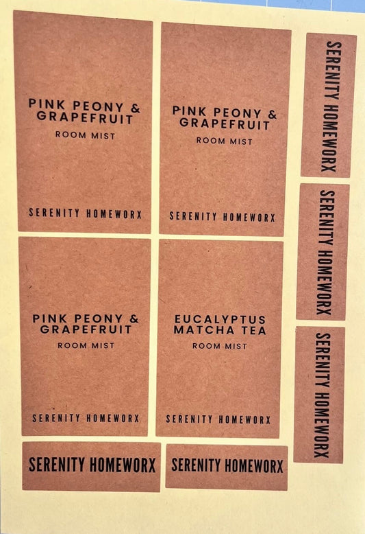 Custom Craft Paper A5 Sticker Sheet