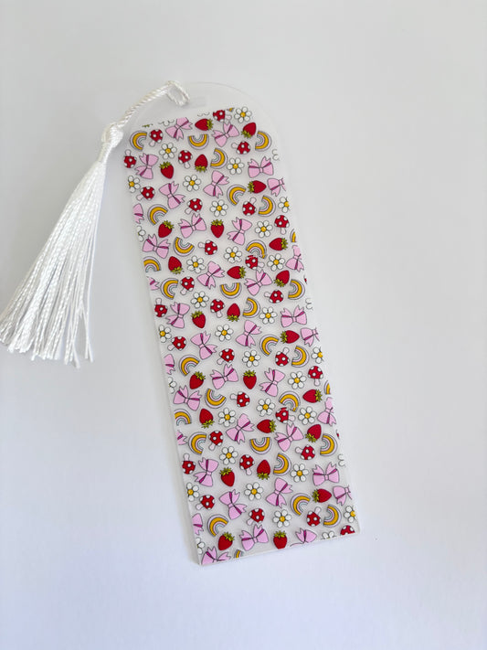 Berry Fields Acrylic Bookmark
