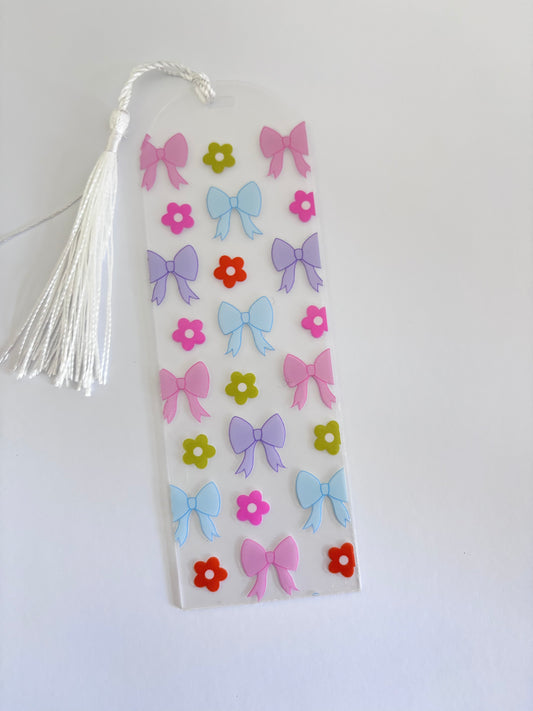 Bow Acrylic Bookmark