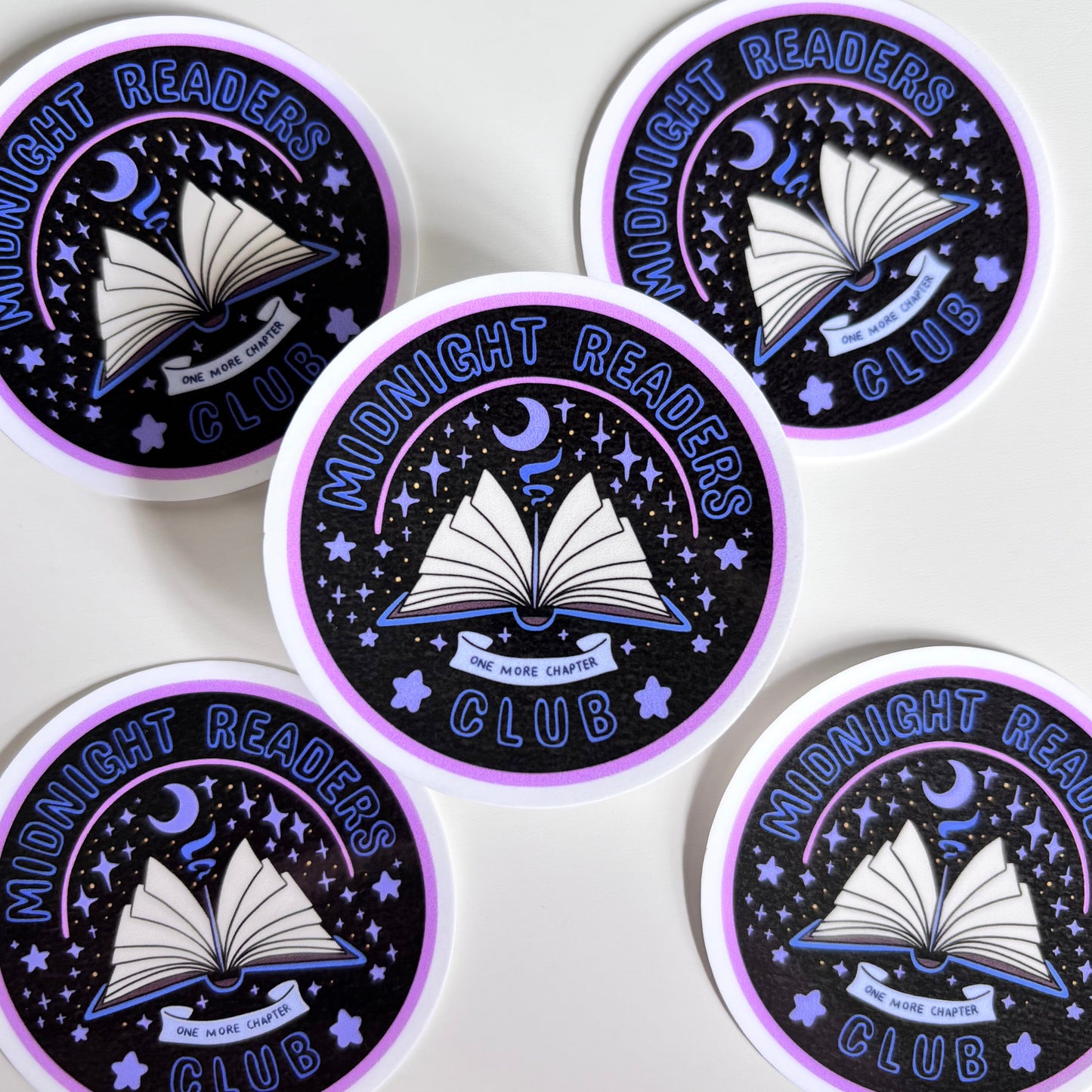 MIDNIGHT READERS CLUB (Die Cut Sticker)