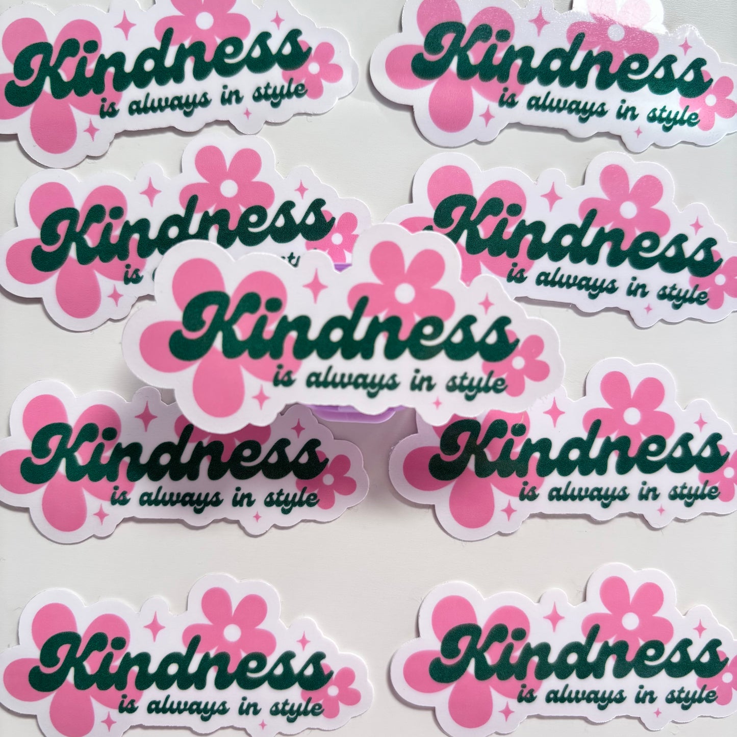 KINDNESS IS ALWAYS IN STYLE (Die Cut Sticker)