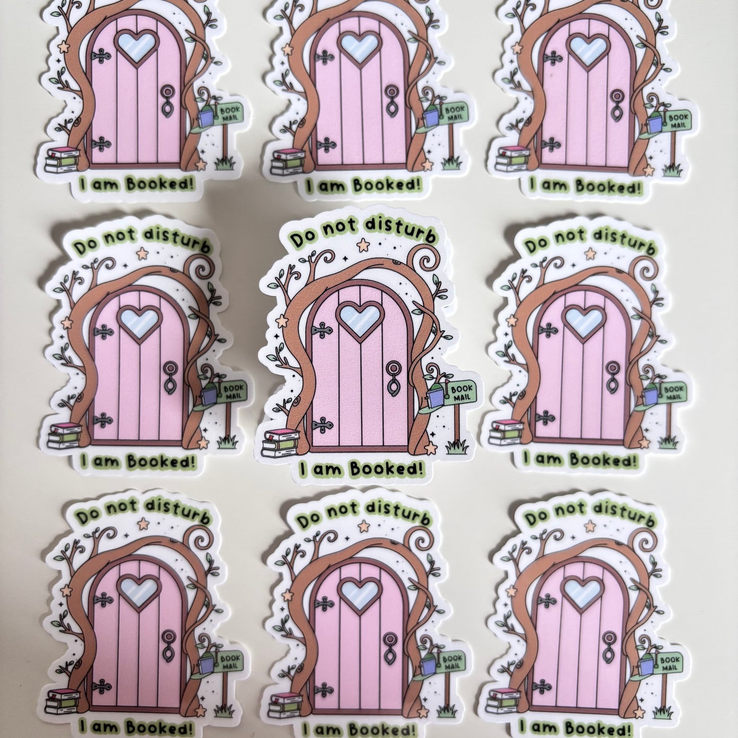 DO NOT DISTURB I AM BOOKED (Die Cut Sticker)