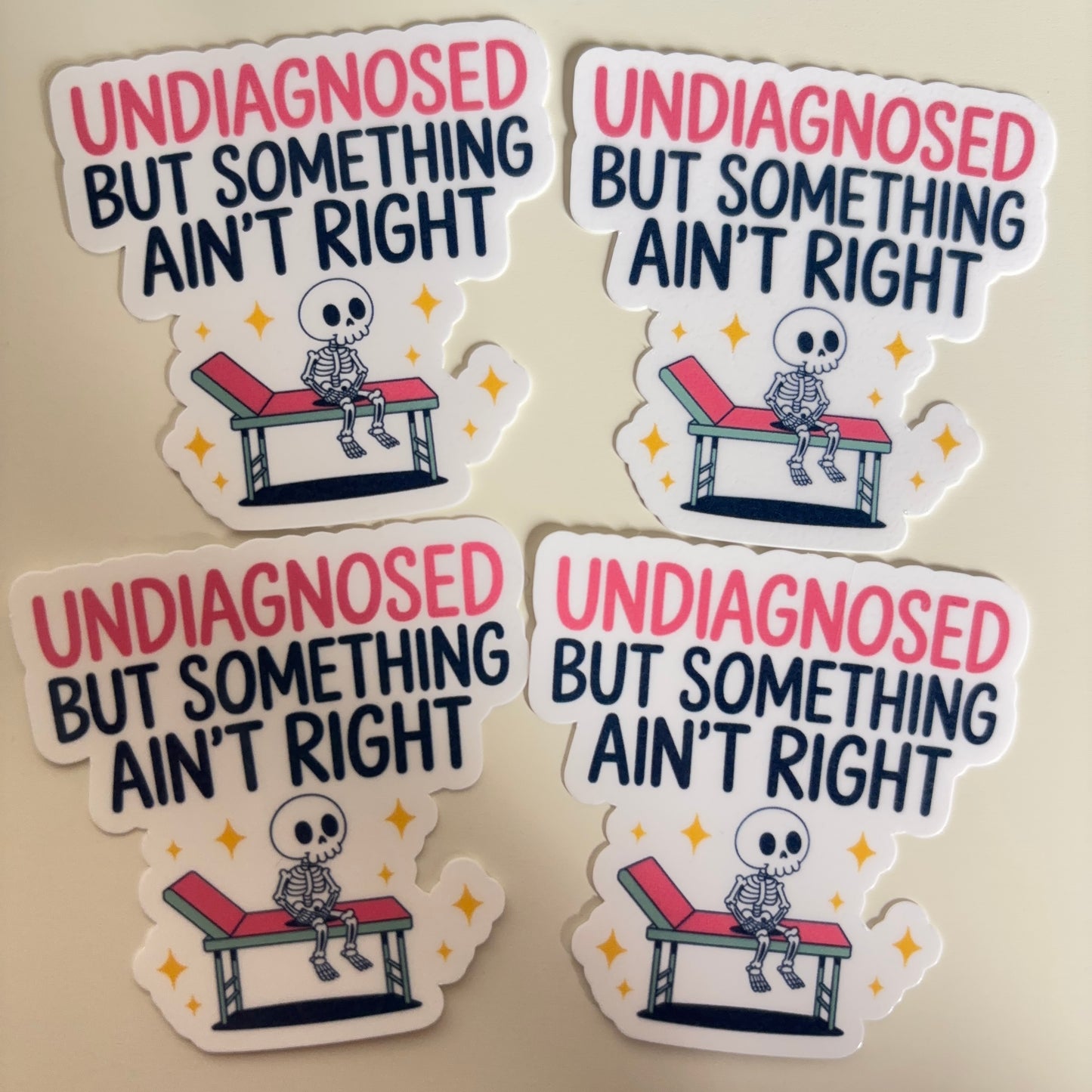SOMETHING AIN'T RIGHT (Die Cut Sticker)