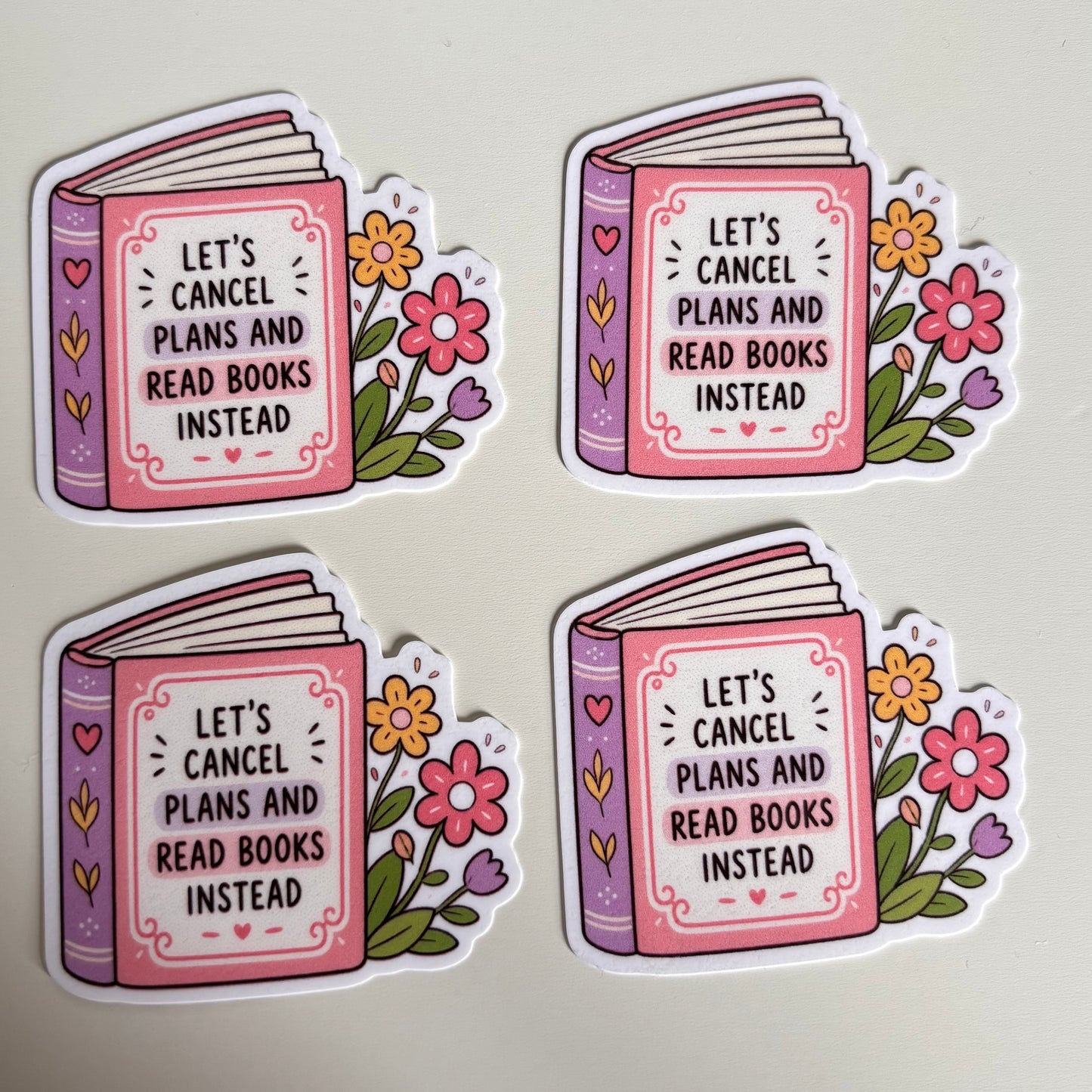 LETS CANCEL PLANS (Die Cut Sticker)