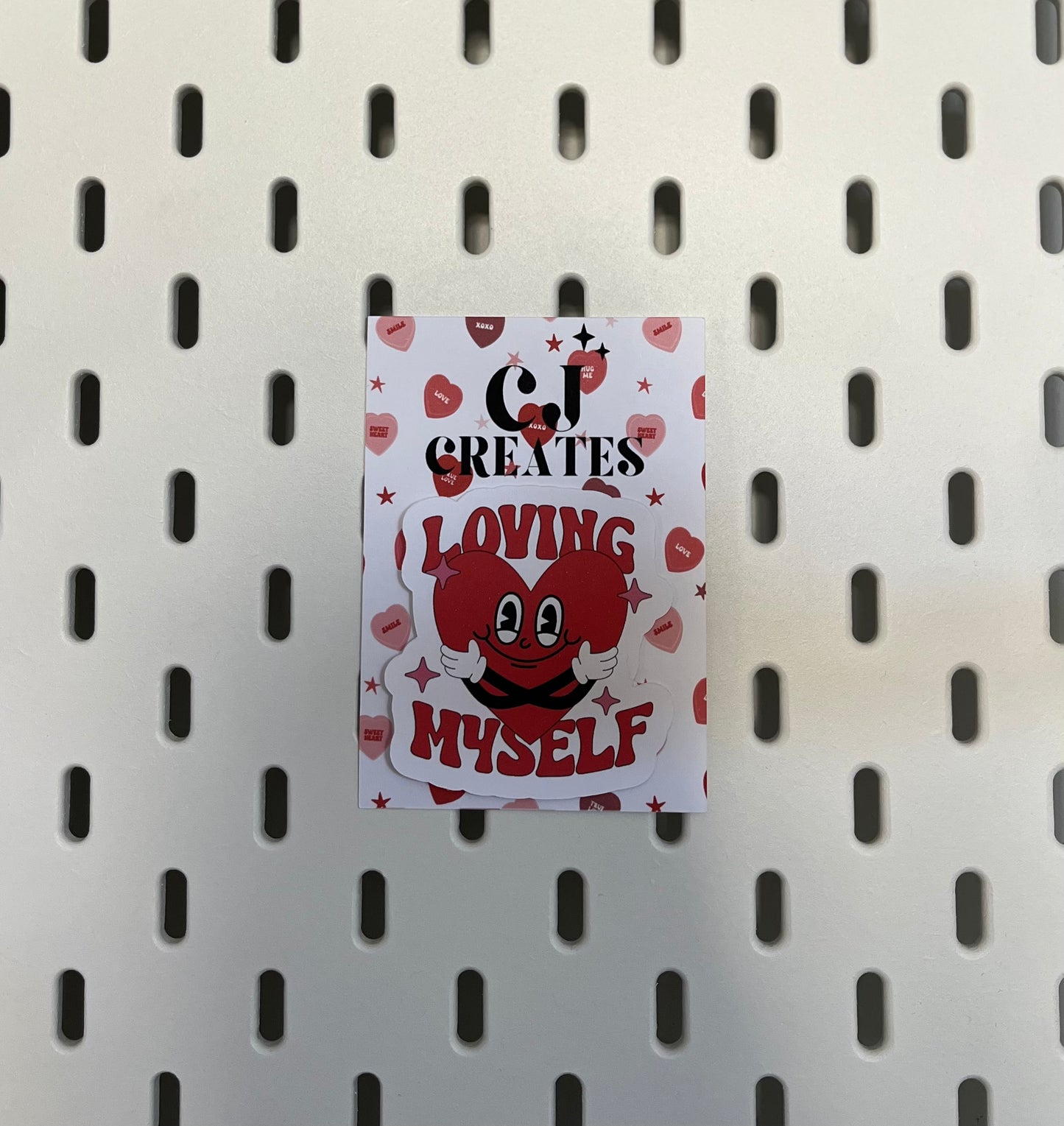 Loving myself die cut