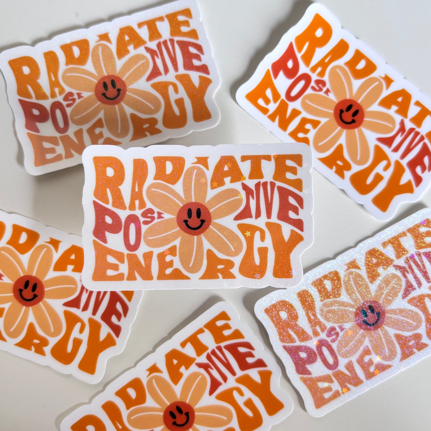 RADIATE POSITIVE ENERGY (Die Cut Sticker)