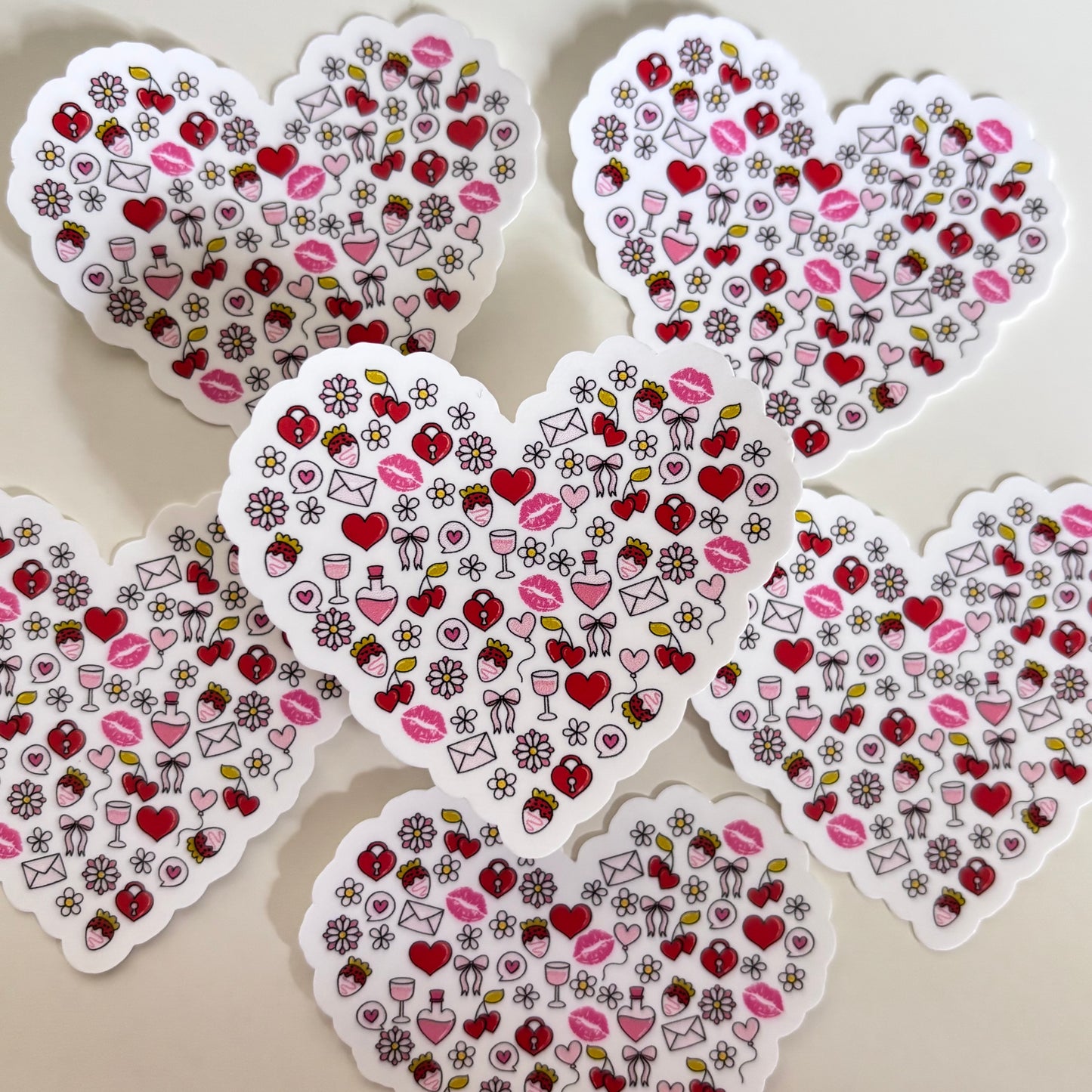 ROMANCE HEART (Die Cut Sticker)