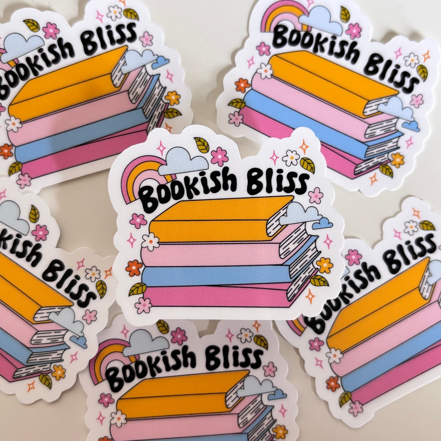 BOOKISH BLISS (Die Cut Sticker)