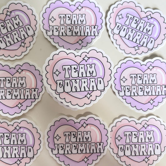 TEAM CONRAD (Die Cut Sticker)