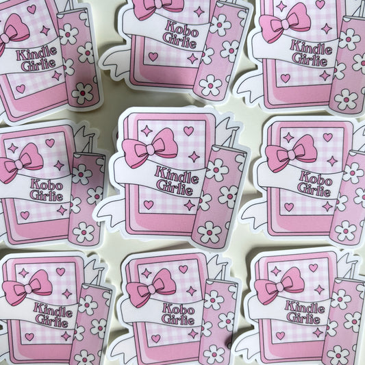 KINDLE GIRLIE (Die Cut Sticker)