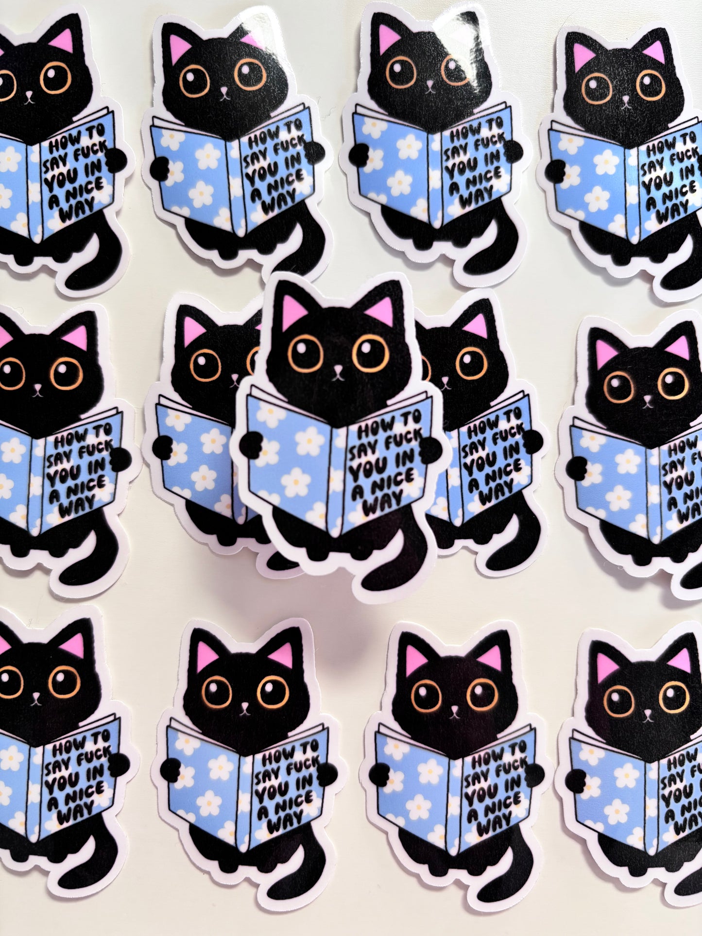 HOW TO SAY F*CK OFF (Die Cut Sticker)