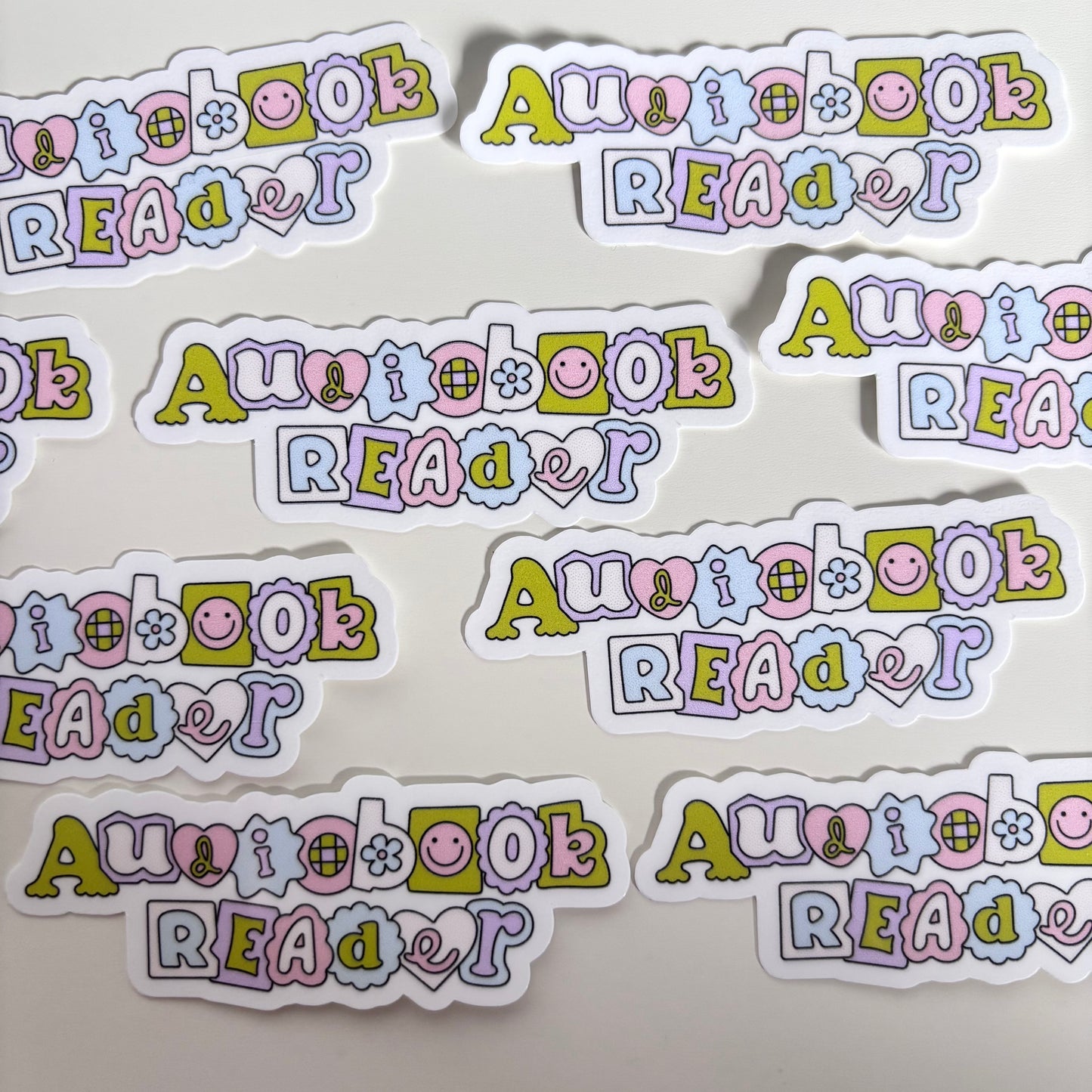AUDIOBOOK READER (Die Cut Sticker)