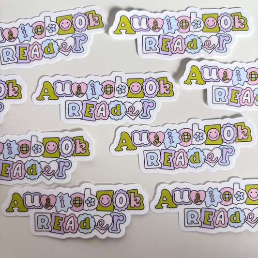 AUDIOBOOK READER (Die Cut Sticker)