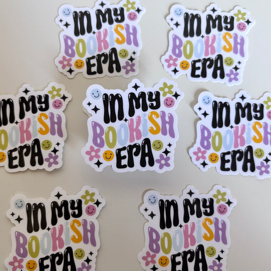 IN MY BOOKISH ERA (Die Cut Sticker)