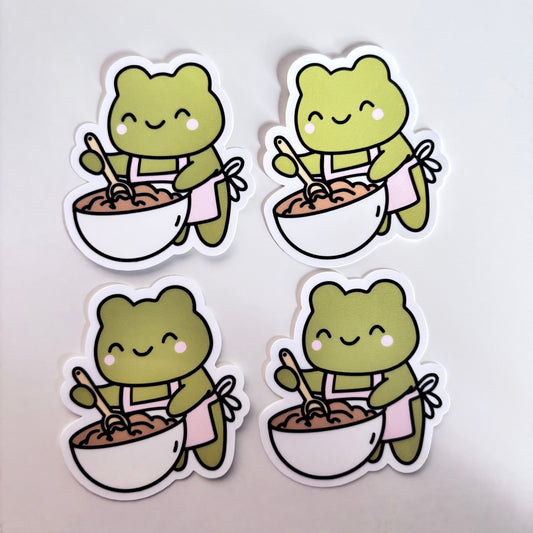 TASTE TESTING TOAD (Die Cut Sticker)