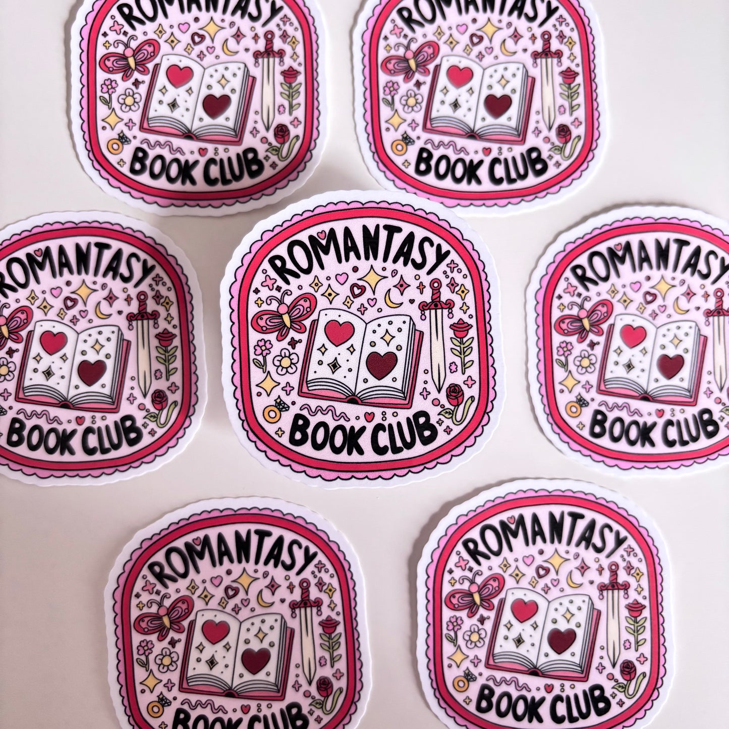 ROMANTANCY BOOK CLUB (Die Cut Sticker)