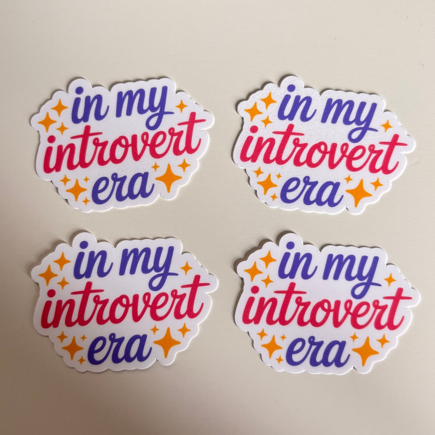 INTROVERT ERA (Die Cut Sticker)