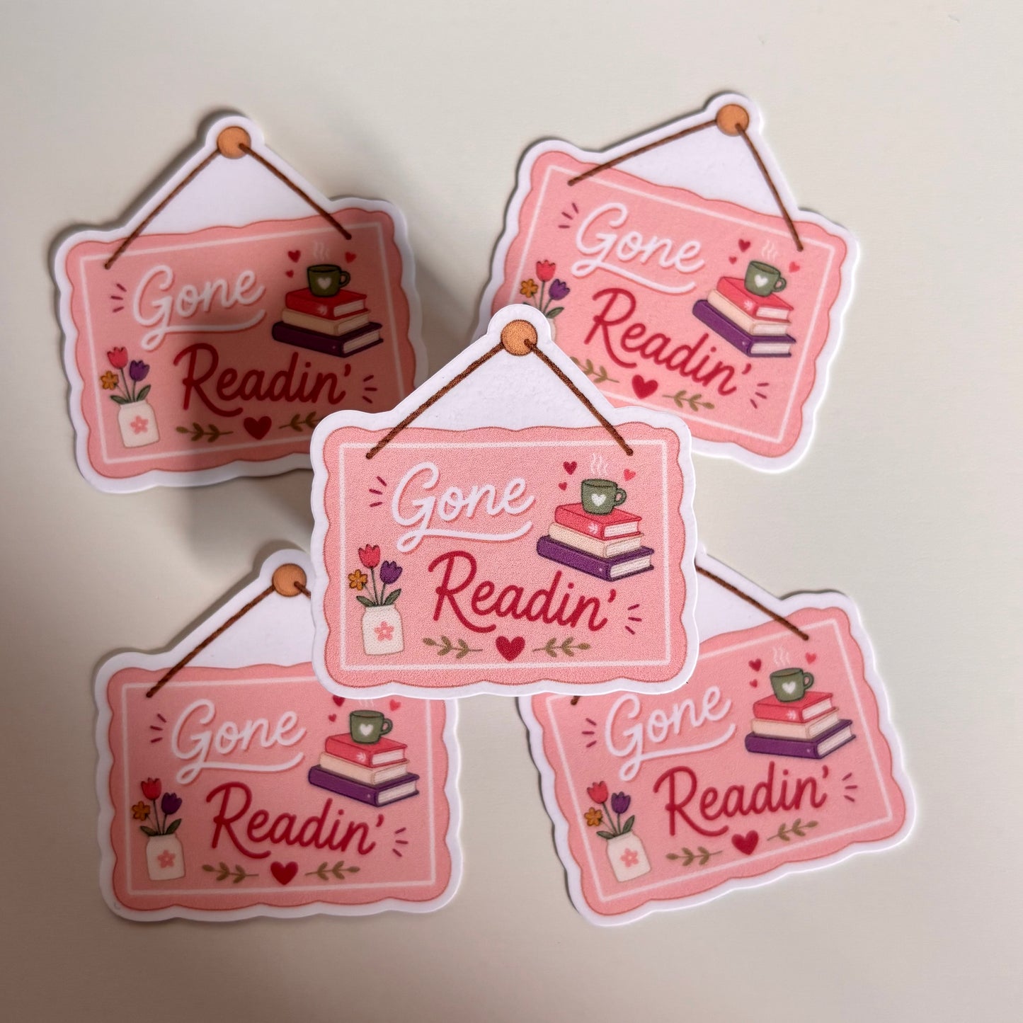 GONE READIN (Die Cut Sticker)