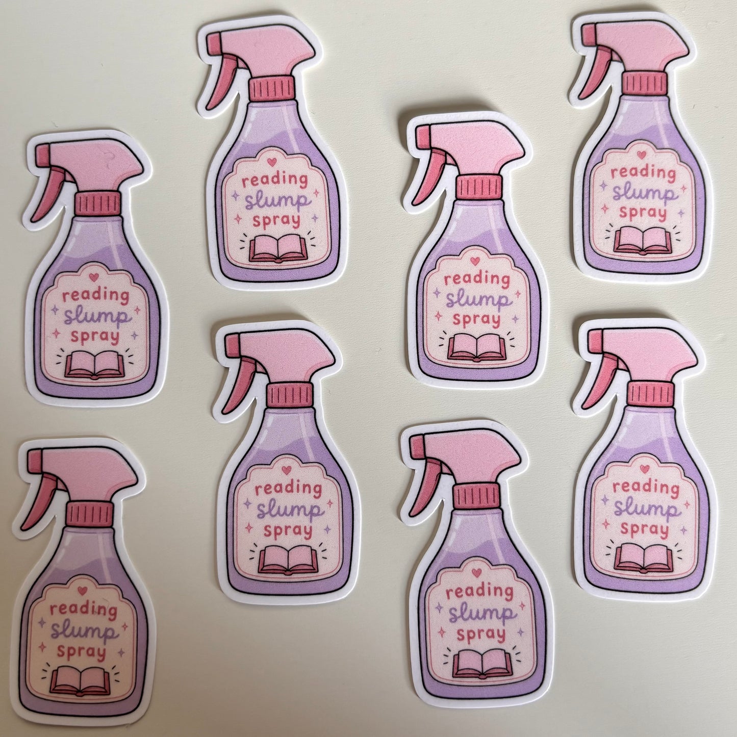 READING SLUMP SPRAY (Die Cut Sticker)