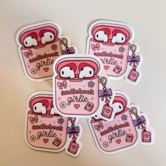 AUDIOBOOK GIRLIE (Die Cut Sticker)