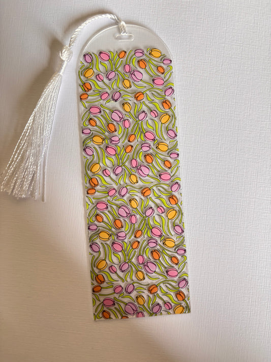 Tulip Lovers Acrylic Bookmark