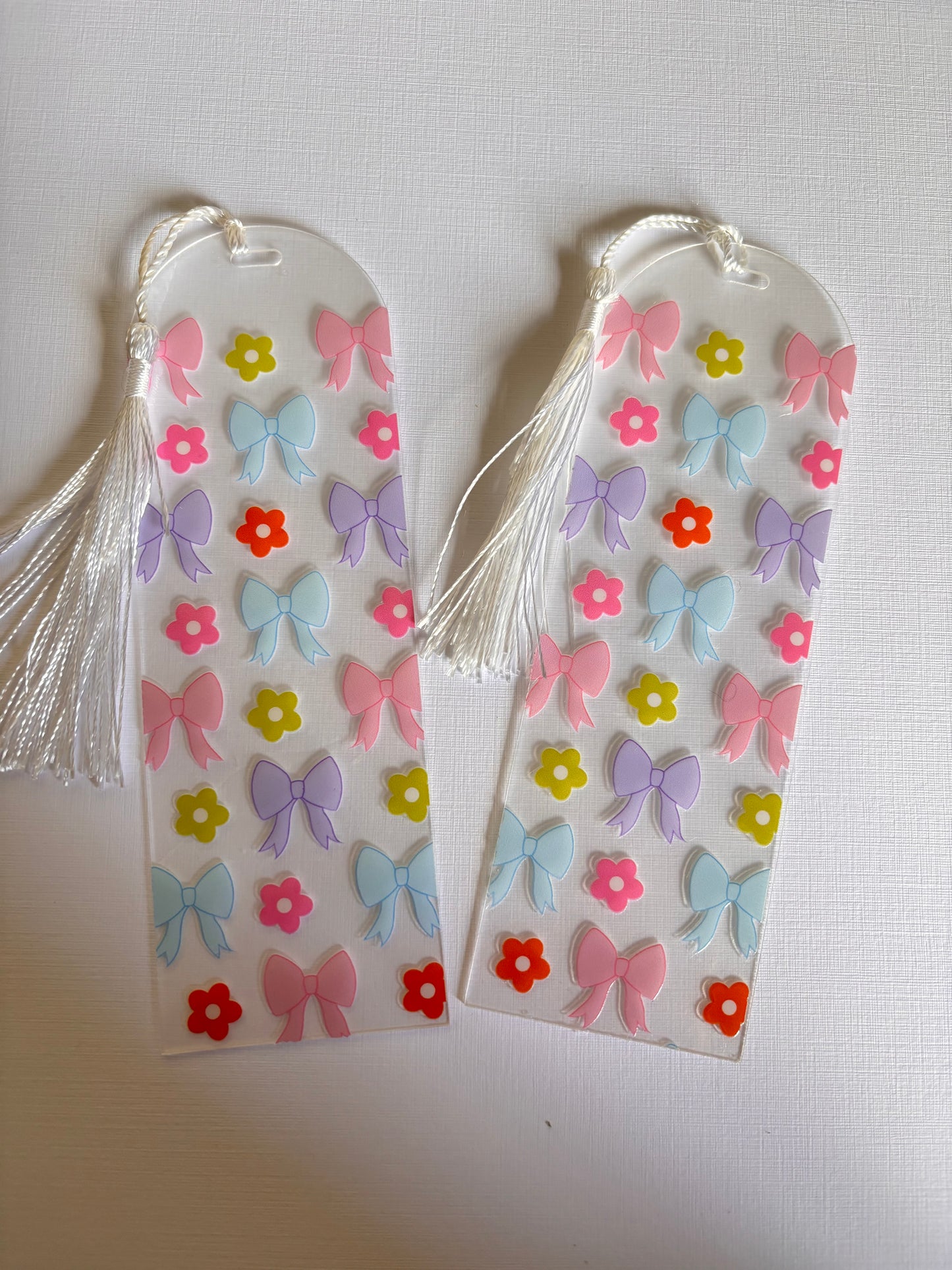 Bow Acrylic Bookmark
