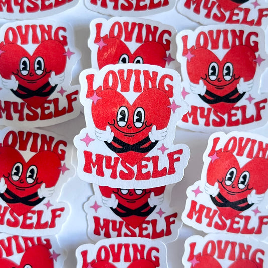 Loving myself die cut