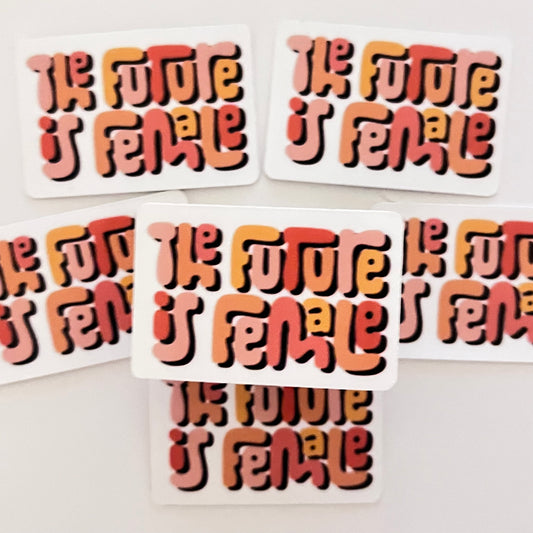 The Future is Female Die Cut Sticker