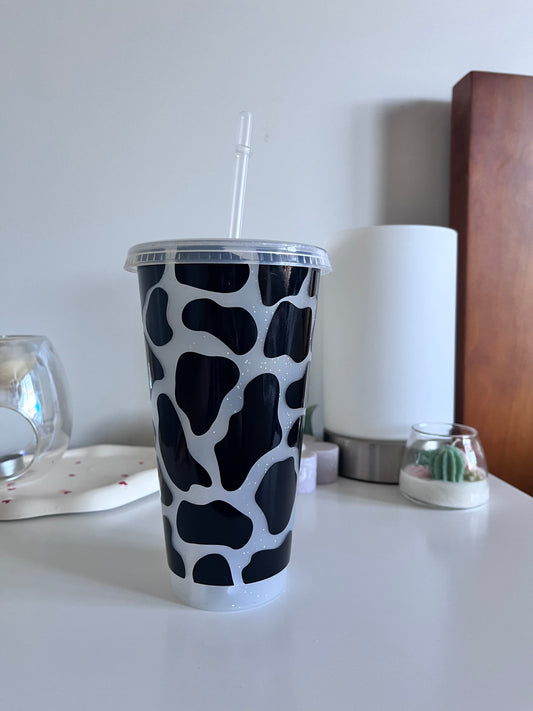 Cow Print Tumbler