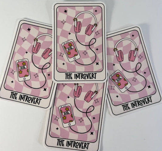 THE INTROVERT (Die Cut Sticker)