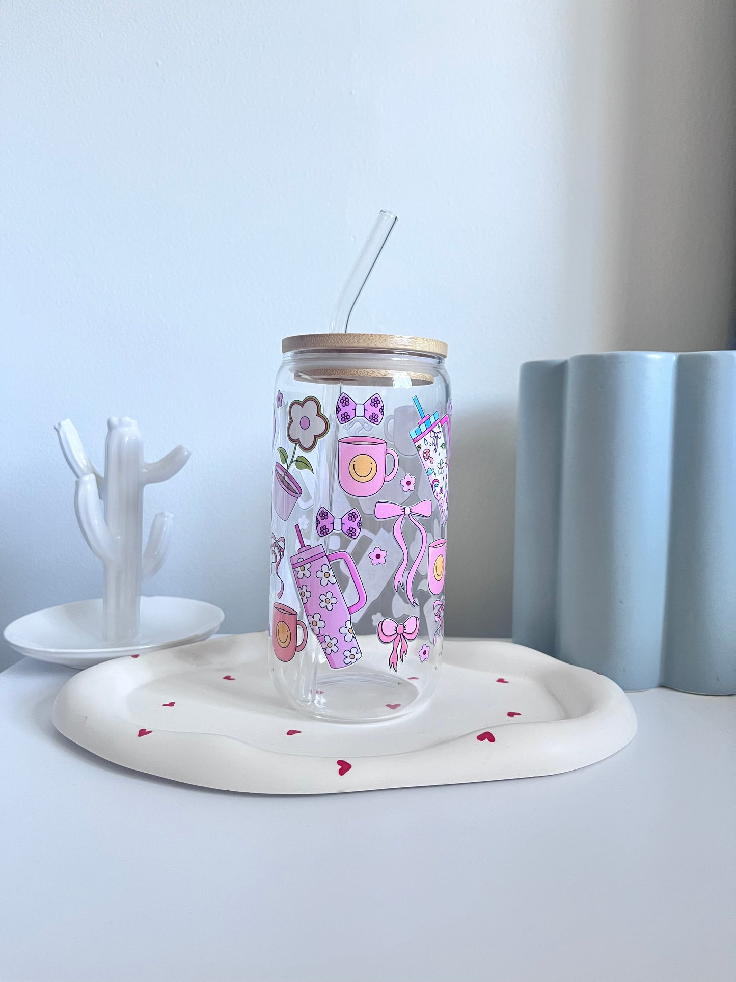 Girly Things Glass Tumbler