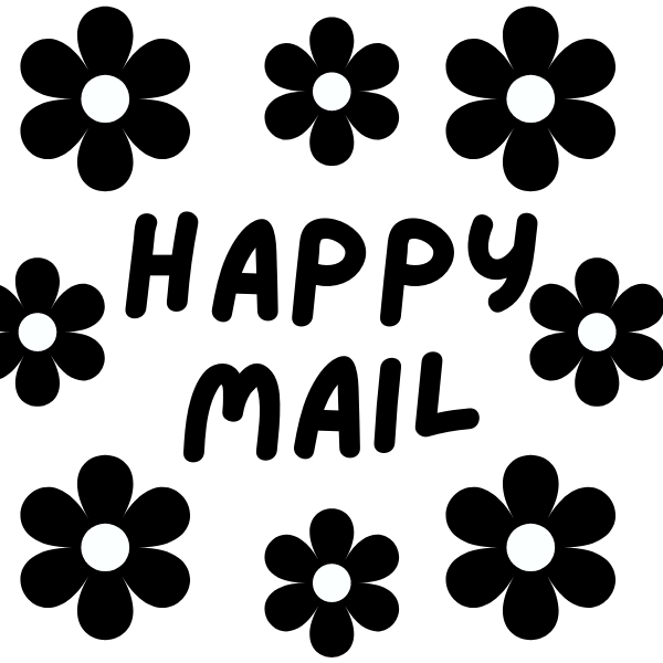 Happy Mail sticker pack (Circle)