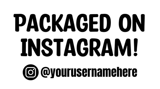 Packed on instagram sticker pack(Rectangle)